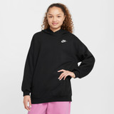 Nike Sportswear Club Fleece Oversized Hoodie Black lifestyle view
