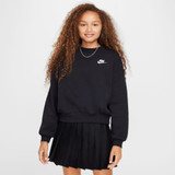 Nike Girls' Sportswear Club Fleece Boxy Crew Neck