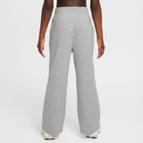 Nike Sportswear Girls' Club Fleece Wide Length Pants in Dark Grey back view