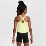 Nike Girls' One Tank Top Light Lemon Twist back view