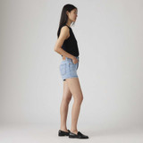 Levi's Women's 501 Original High Rise Shorts Light Wash side