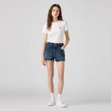 Levi's Women's 501 Original High Rise Shorts Dark Wash front