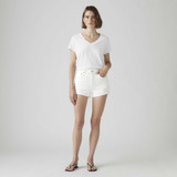 The Levi's Women's 501 Original High Rise Shorts in White
