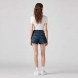 Levi's Women's 501 Original High Rise Shorts Dark Wash back