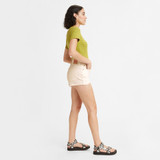 Levi's Women's 501 Original High Rise Shorts White Board side