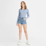 Levi's Women's 501 Original High Rise Shorts Jazz Solo front