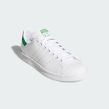 adidas Women's Stan Smith White and Green side view