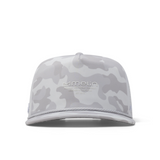 Melin Coronado Hydrolite Snapback Hat Snow Camo front