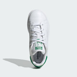 adidas Little Kids' Stan Smith Shoes White and Green heel detail