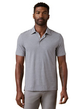 The Faherty Men's Movement Polo in Pebble Beach Stripe