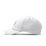 The Melin A-Game Hydro Links Snapback Hat in White/Green