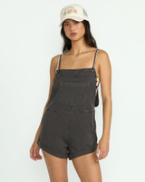 Billabong Women's Wild Pursuit Romper in Off Black