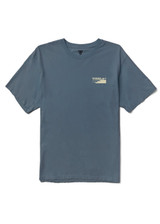 The Vissla Boys' Big Sky Tee in Light Navy