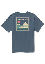 The Vissla Boys' Big Sky Tee in Light Navy