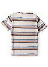 The Vissla Boys' Journey Eco Pocket Tee in Dune Stripes