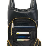 Wanderfull Vegan Leather Hydrobag in Black detail view