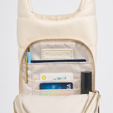 Wanderfull Vegan Leather Hydrobag in Ivory detail shot