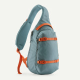 Patagonia Atom 8L Sling Bag in blue sage, front view angle