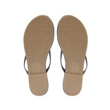 Soléi Sea Women's Indie Patent Flip Flop Sandals in Walnut