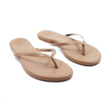 Soléi Sea Women's Indie Classics Flip Flop Sandals in Nude