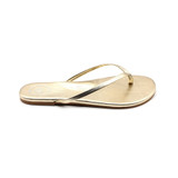 Soléi Sea Women's Indie Metals Flip Flop Sandals in Gold