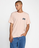The RVCA Men's Onshore Tee in Peach
