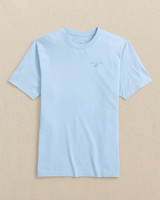 Southern Tide Men's Sails on the Sea Tee Cerulean Blue front