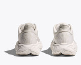 Hoka Women's Clifton 10 Running Shoes White heel detail