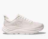 Hoka Women's Clifton 10 Running Shoes White three-quarter view