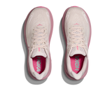 The Hoka Women's Clifton 10 Running Shoes in Rose Creme and Dried Rose