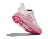 The Hoka Women's Clifton 10 Running Shoes in Rose Creme and Dried Rose