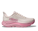 The Hoka Women's Clifton 10 Running Shoes in Rose Creme and Dried Rose