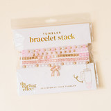 The Darling Effect Tumbler Bracelet Stack in Coquette Charm