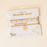 The Darling Effect Tumbler Bracelet Stack in Daisy Dream