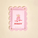 The Darling Effect Mini Acrylic Frame Magnet in Cowgirl Boots