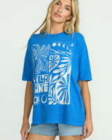 Billabong Women's Summer Nights Tee in True Blue