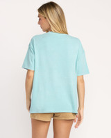 Billabong Women's Daylight Blooms Tee in Misty Blue