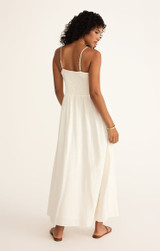 Z Supply Women's Bayside Linen Maxi Dress in White