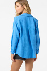 O'Neill Women's Leni Relaxed Long Sleeve Top in Regatta