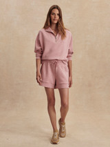 Varley Women's Atrium High Rise 4.5" Shorts in Rose Marl