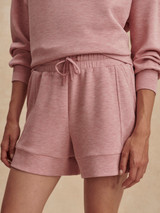 Varley Women's Atrium High Rise 4.5" Shorts in Rose Marl