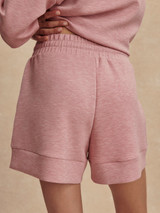 Varley Women's Atrium High Rise 4.5" Shorts in Rose Marl