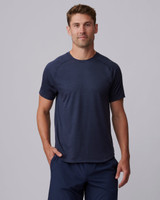 Rhone Atmosphere Tee Navy Heather front
