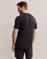 Rhone Atmosphere Tee True Black Heather front