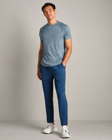 Rhone Atmosphere Tee Cape Blue Heather front