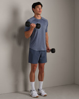 The Rhone Men's Atmosphere Tee in Shale Blue