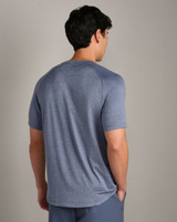 Rhone Atmosphere Tee Shale Blue back
