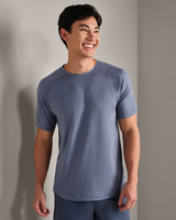 The Rhone Men's Atmosphere Tee in Shale Blue
