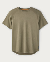 The Rhone Men's Atmosphere Tee in Sand Green