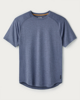 Rhone Atmosphere Tee Shale Blue on model